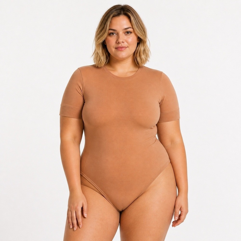 SKIMS Summer Mesh T-Shirt Bodysuit Sienna 2X